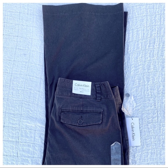 NWT Calvin Klein “The Riley” High Rise Waist Flare Leg Dress Jeans Slacks Pants - Picture 5 of 16